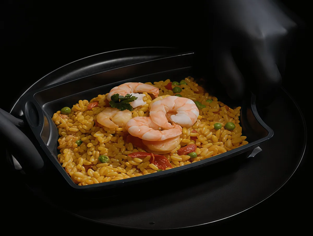 TorusPak tray-to-plate presentation